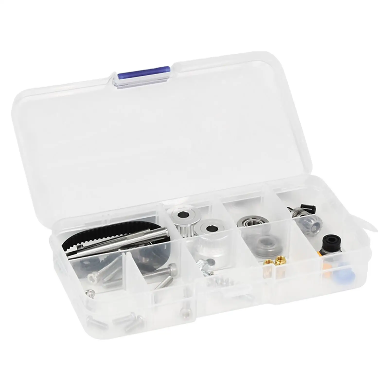 

3D Printer M4 Extruder Kit Dual Gear Motion 20T Pulley Belt Loop Shaft Bearing for Parts High Quality Accessories