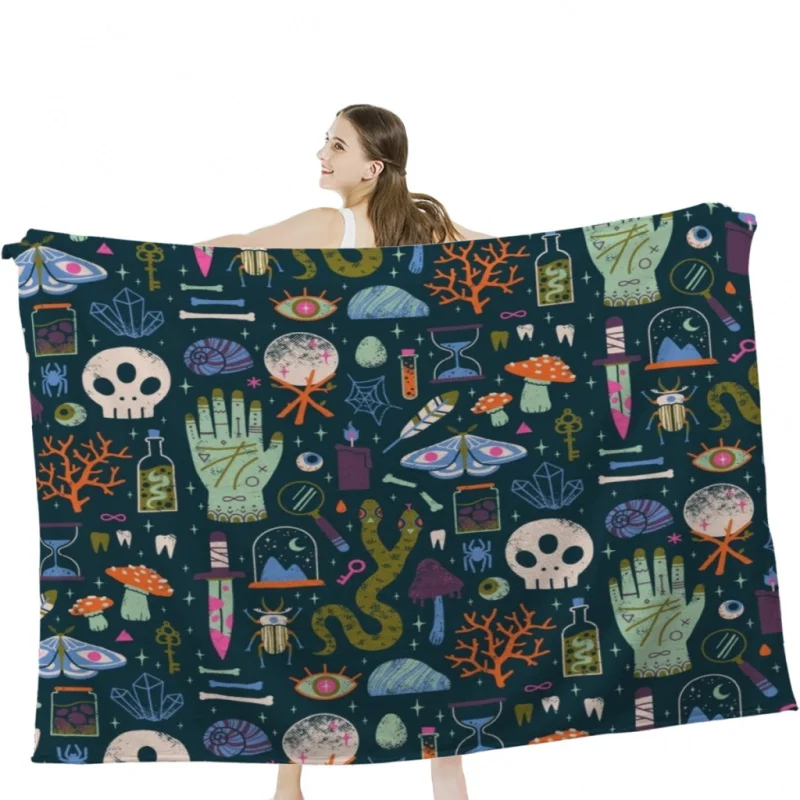 

Curiosities Throw Blanket Airplane Travel Decoration Soft Warm Bedspread