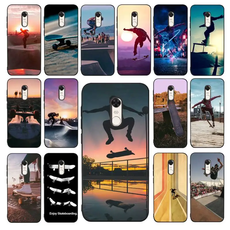 

Sport skate board Phone Case For Redmi 5 6 7 8 9 10 plus pro 6 7 8 9 A GO K20 K30 K40 pro plus F3 Fundas