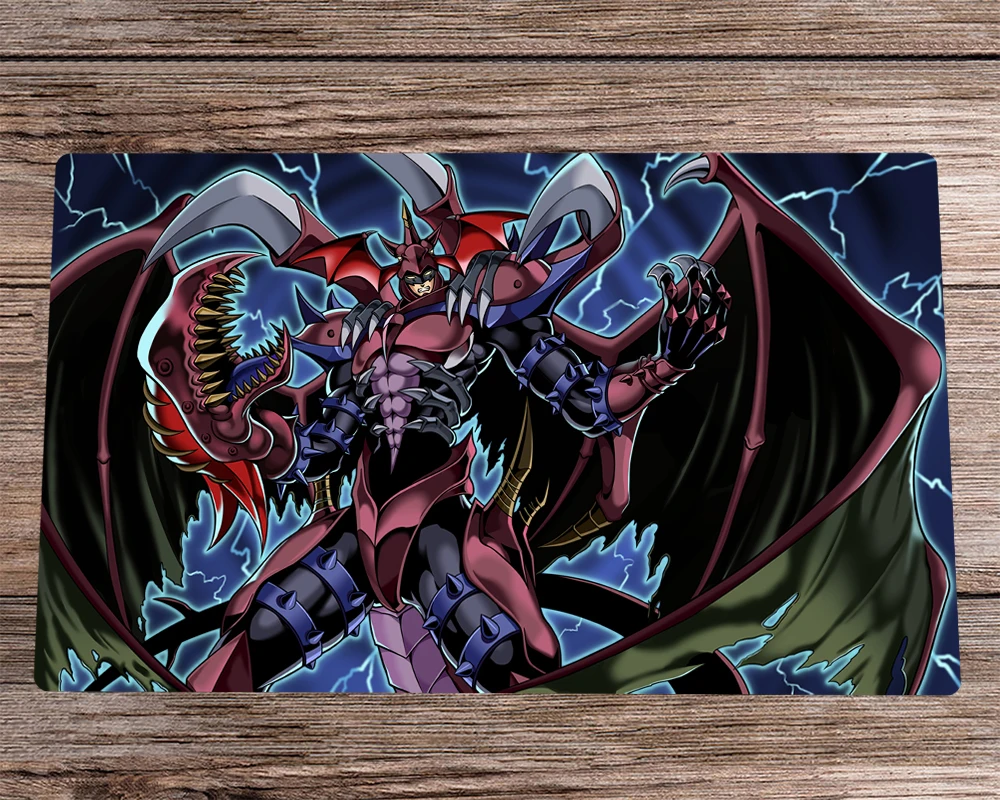 

YuGiOh TCG CCG Playmat Destiny HERO-Plasma Anime Trading Card Game Mat & Free Bag Anti-slip Rubber Desk Mat Pad Mousepad 60x35cm