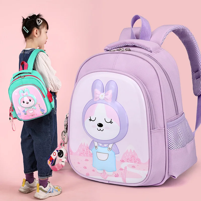 Cartoon Children Hard Shell Small School Bags In Kindergarten New Girl Boy Animal Rabbit Panda Cute Backpacks Baby Snack Mochila