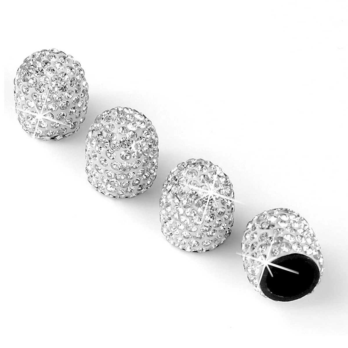 12 шт. крышка клапана со стразами блестящая для автомобильных шин пылезащитная