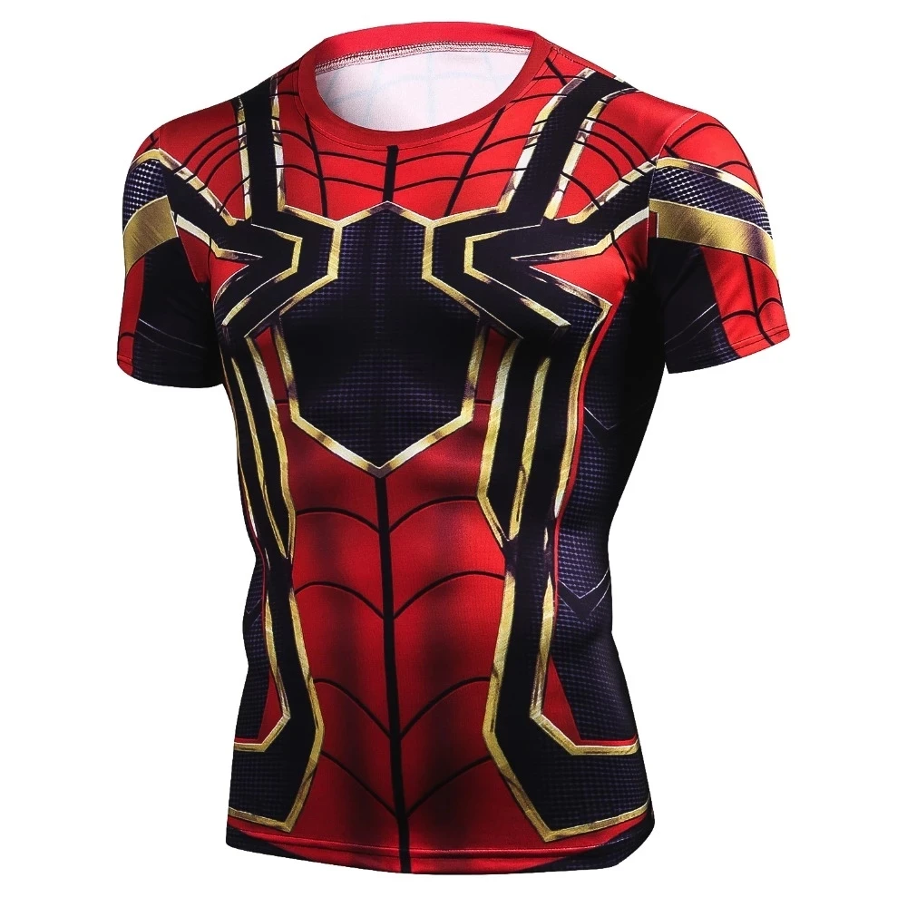 

New Summer 3D Printed Anime T Shirt Men Comics Cosplay Men T-Shirt Compression Fashion Short Sleeve Brand Shirts Tops&Tees