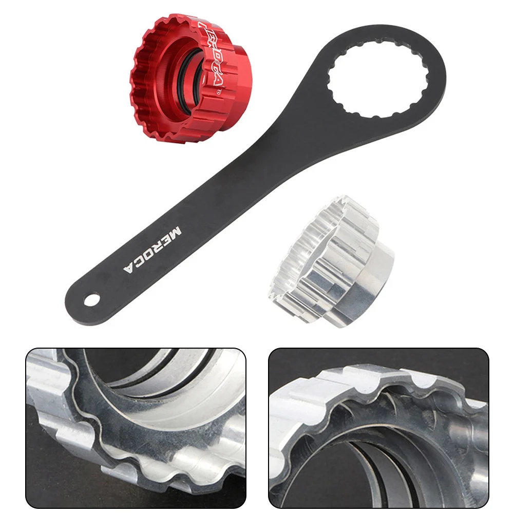

12 Speed Disc Removal Tool Disc Removal Tool Aluminum Alloy Crankset Installation M7100/M8100/M9100 XT SLX Sleeve Tool