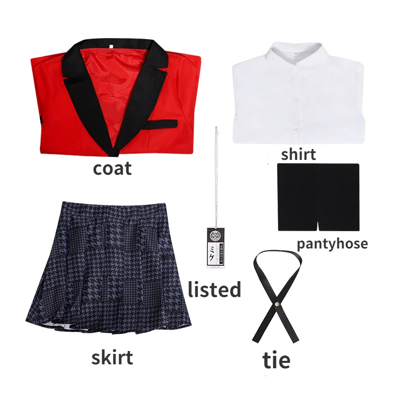 Костюм для косплея аниме момобами ририка соблазнительный красный Школьный