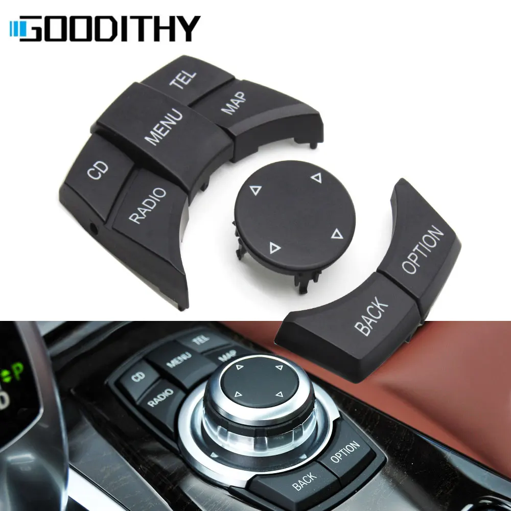

Car Interior CIC IDrive Multimedia Switch Menu Button Cover For BMW 1 2 3 4 5 6 7 X3 X4 F20 F22 F30 F34 F36 F10 F02 F06 F25 F15