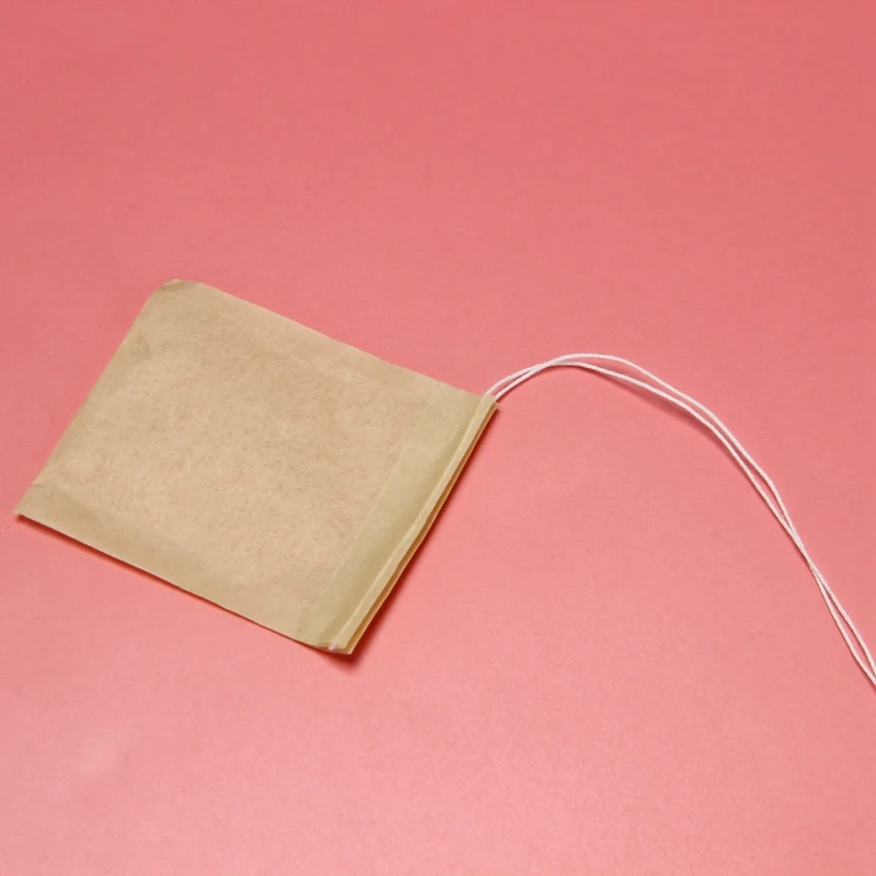 

1200PCS Tea Filter Bags, Disposable Paper Tea Bag With Drawstring Safe Strong Penetration Unbleached Paper