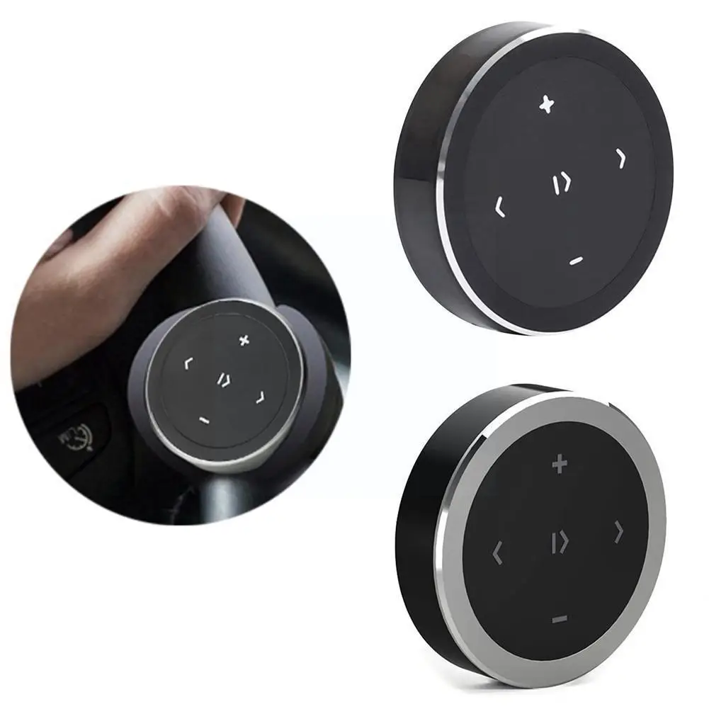 

Square Control Silver Supply Mobile Phone Music Remote Control Wheel Intelligent Controller Multi-function Steering On-boar K1q7