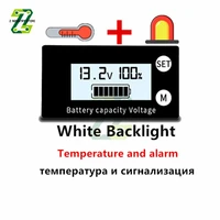 battery capacity indicator dc 8v 100v for car motorcycle voltmeter voltage gauge 12v 24v 48v 72v