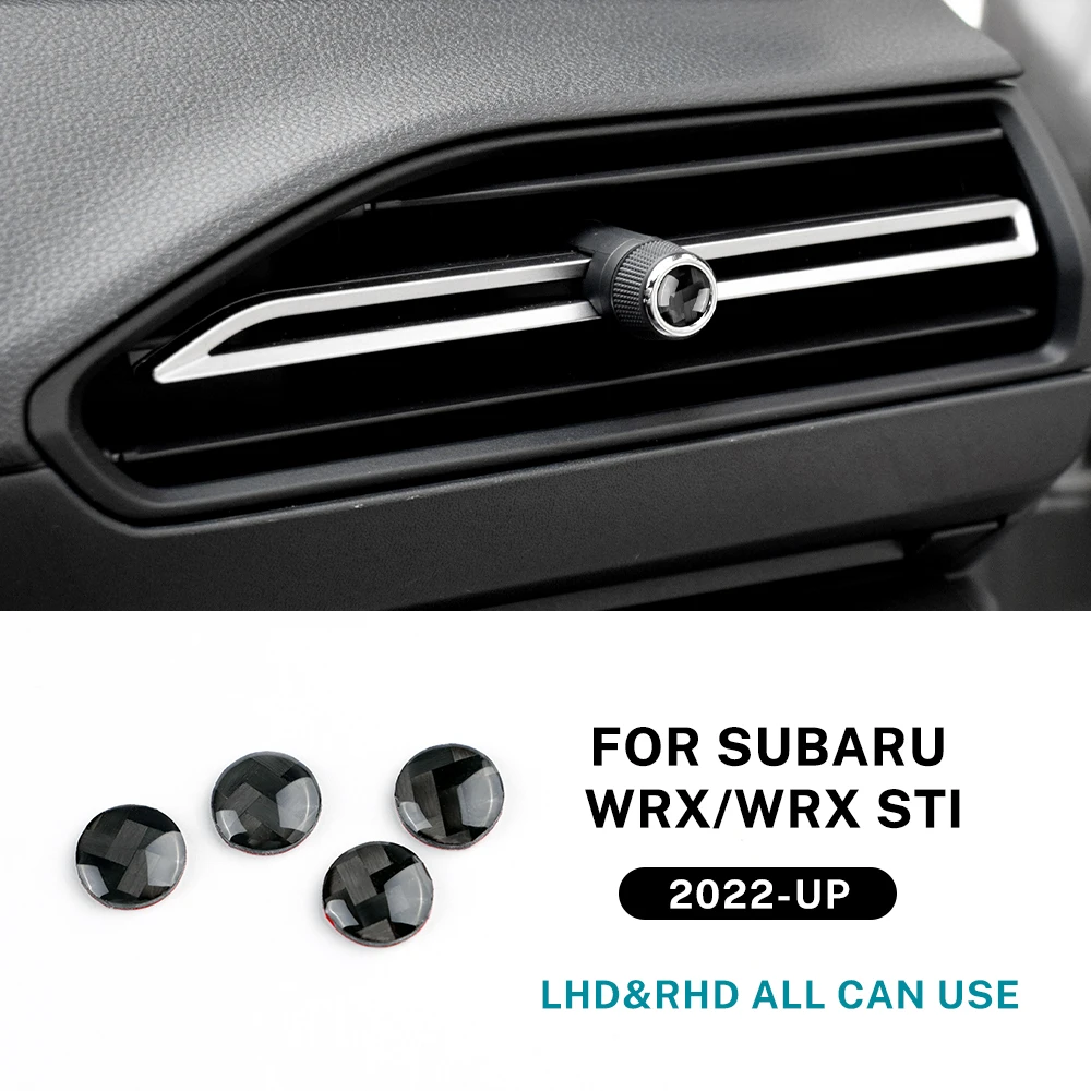 

Настоящая мягкая наклейка из углеродного волокна для Subaru WRX/ WRX STI 2022 2023 2024 ручка Центрального управления воздуховыпускным отверстием RHD LHD аксессуары