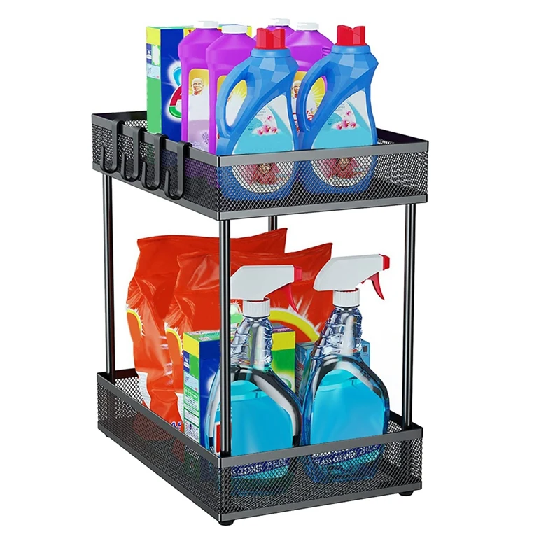 

Органайзер под раковину для ванной комнаты, шкаф, органайзер под раковину, органайзеры с 4 крючками