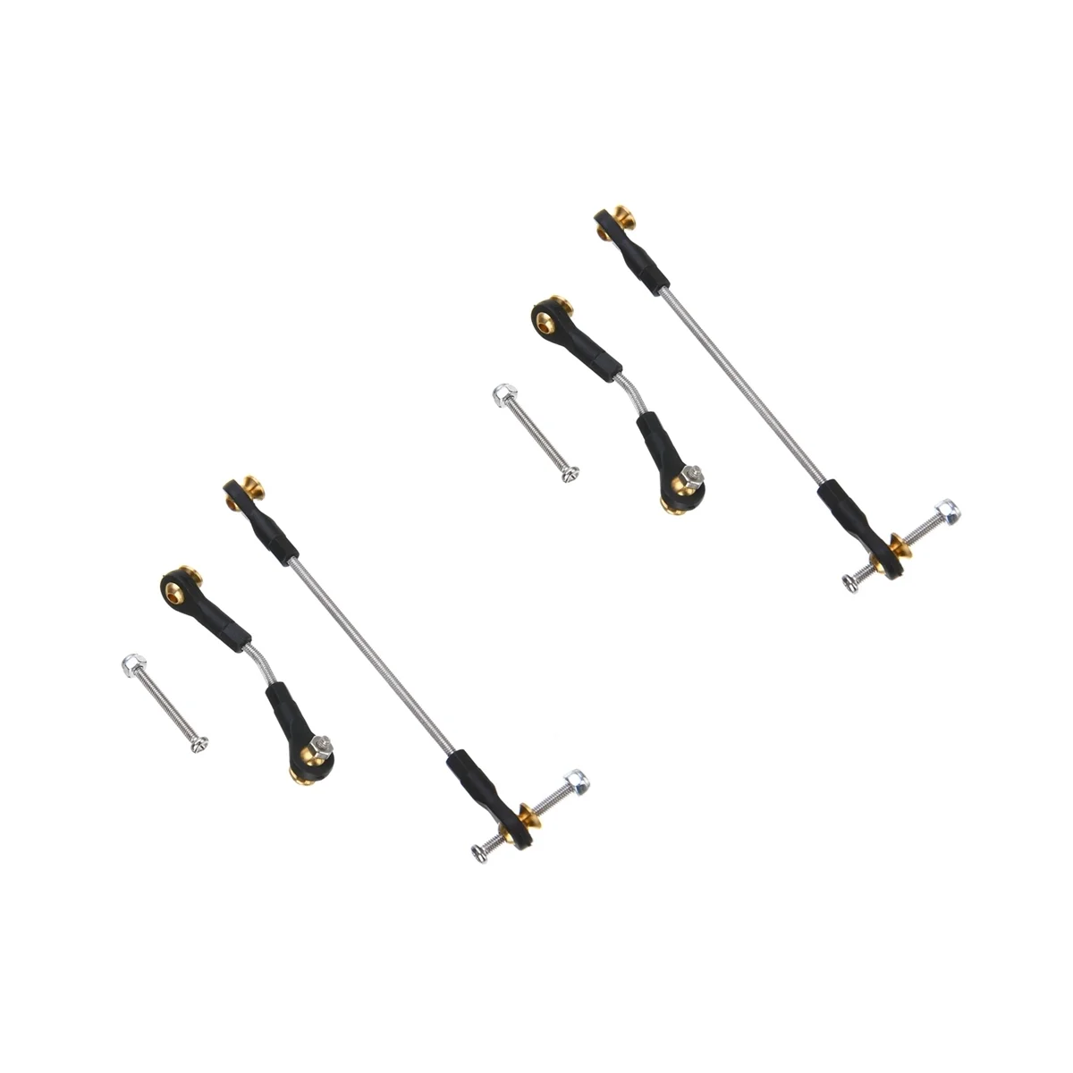 

2 комплекта рулевое звено, сервозвено-звено, рулевое соединение для WPL C14 C24 C34 B1 B14 B24 B16 B36 1/16, запасные части для радиоуправляемых автомобилей