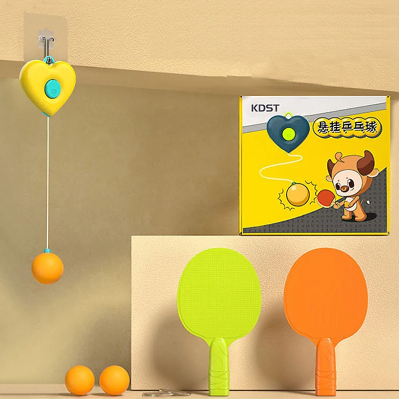 

1Set Hanging Table Tennis Trainer Hand-eye Coordination Table Tennis For Parent-Child Interaction Indoor Hanging Table Tennis