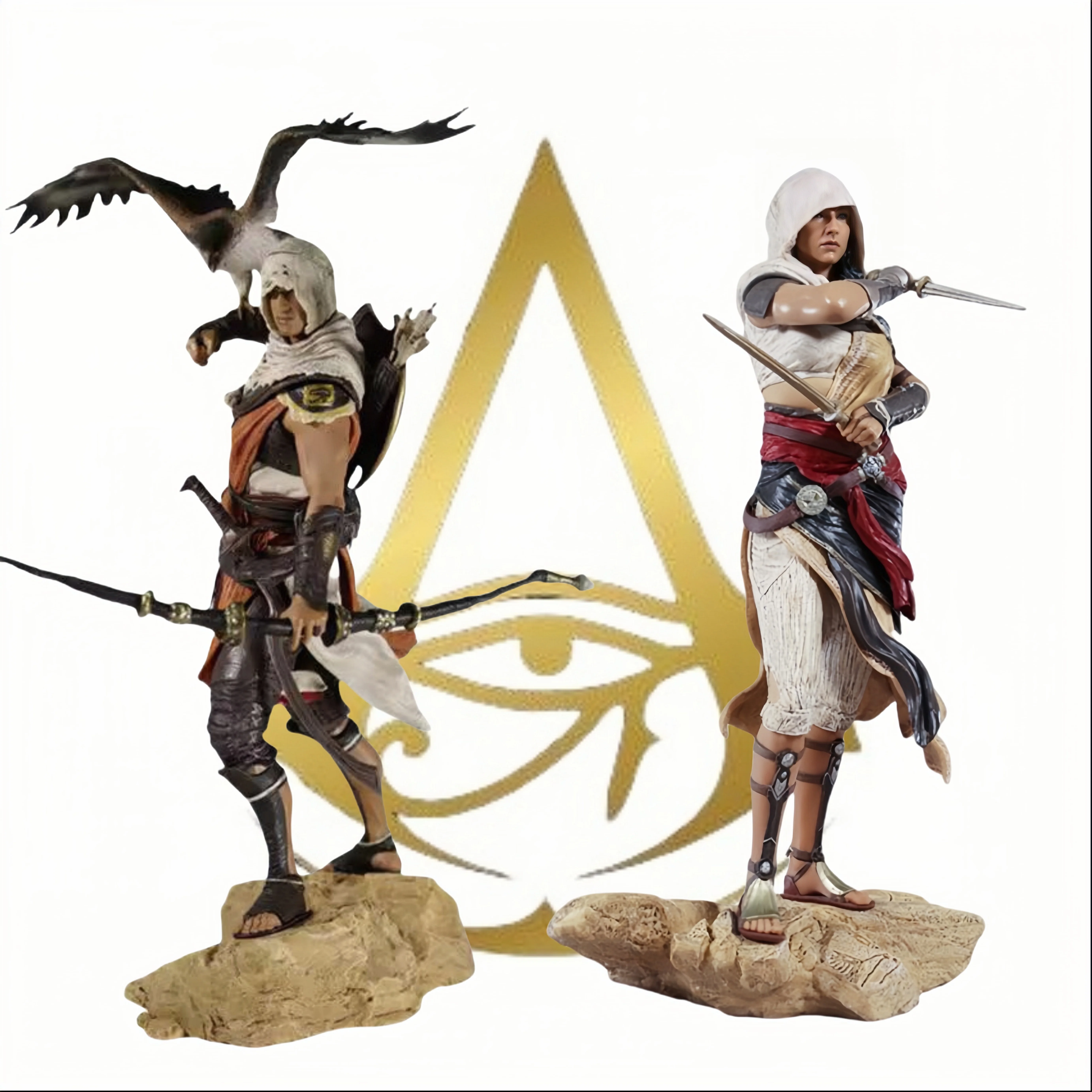 Игра Assassins Creed Origins фигурка Kenway Connor Bayek Aya фигурки игрушка аниме периферийная