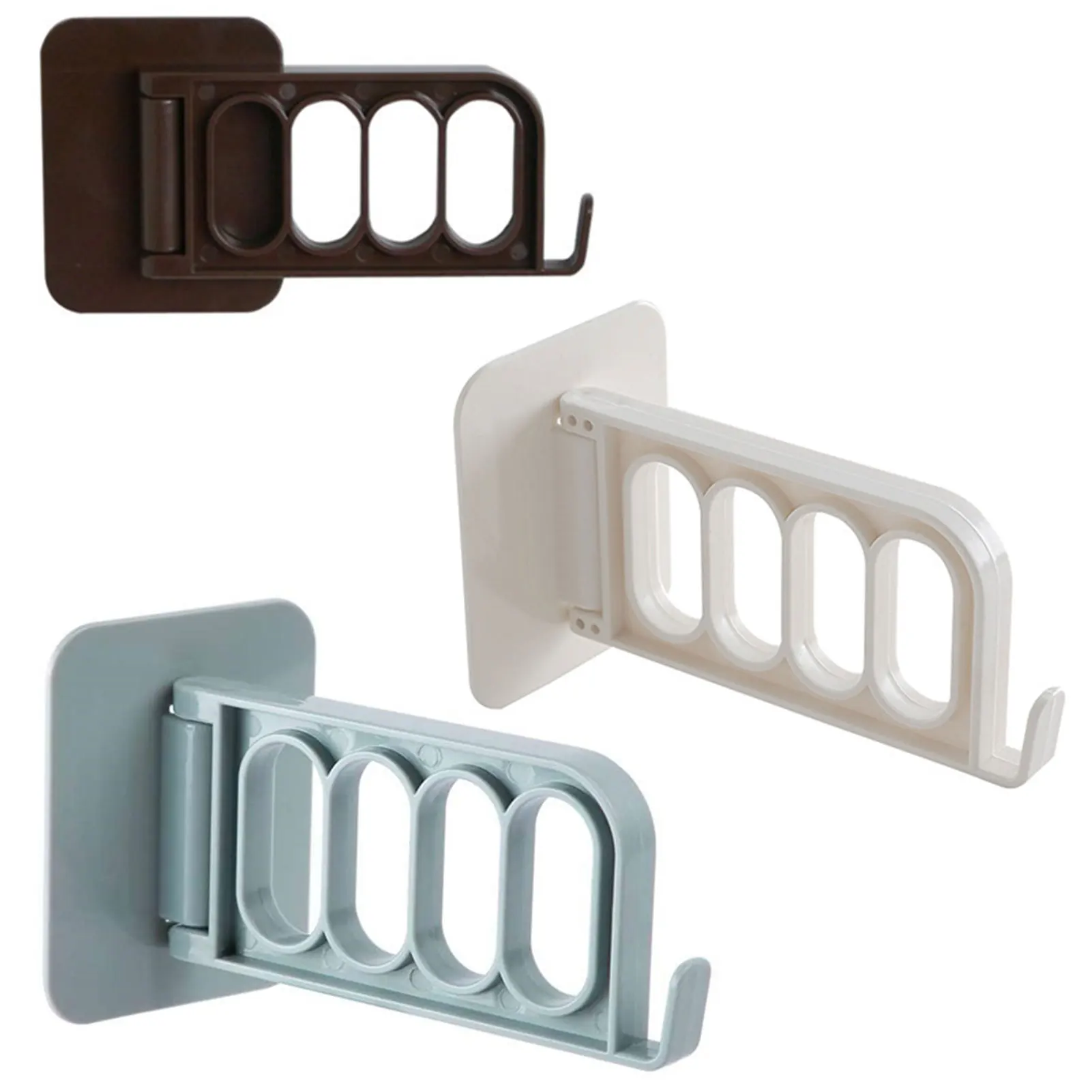 

Самоклеящиеся универсальные крючки, складной креативный практичный органайзер для хранения в домашних условиях