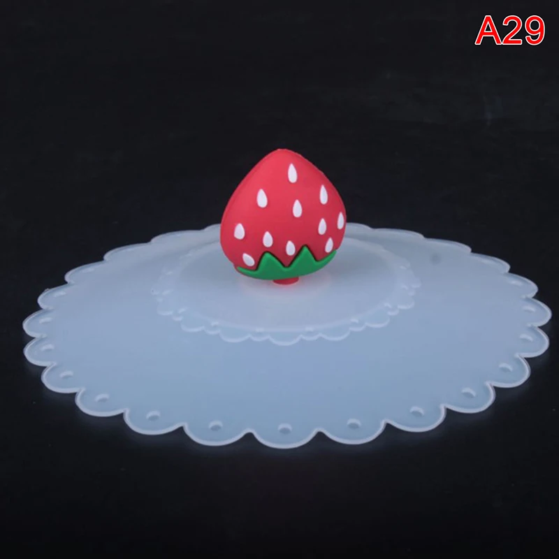 

Driking Cup Lids Silicone Anti-dust Bowl Cover Heat Resistant Snowman Seals Glass Mugs Cap Kitchen tools Tea Cup Lids