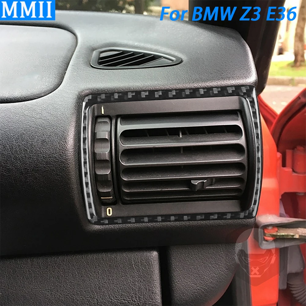 Для BMW Z3 E36 1998-2002 углеродное волокно Co-pilot приборная панель воздуховыпускная