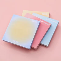 50 sheets sticky notes paper simple style message memo pad kawaii stationery notepad office leave message office supplies