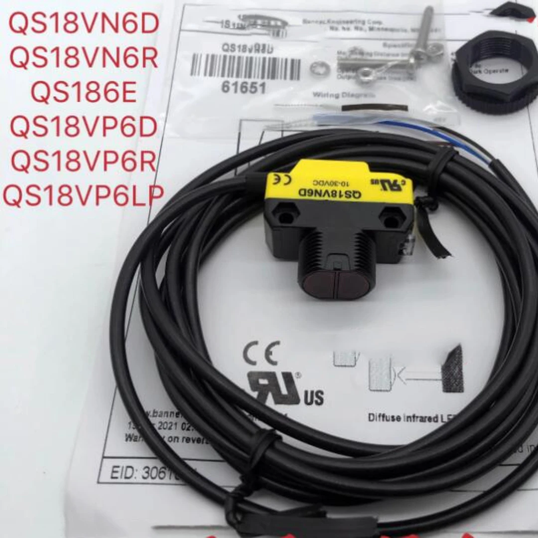 

Бесплатная доставка 1 шт./лот фотоэлектрический переключатель вставного типа QS18VP6RQ8 QS186EQ8