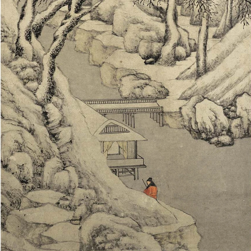 Mingwen Zhengming новый продукт 1:1 пейзажная живопись Репродукция домашнего декора