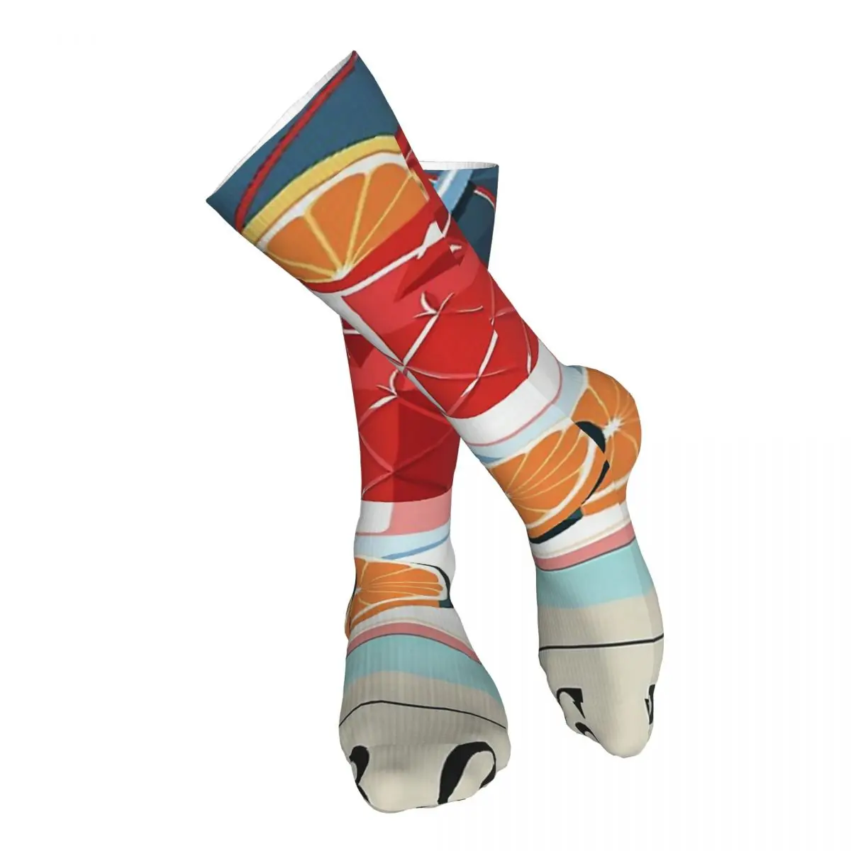 

Retro Negroni Classic Adult Stockings Moisture absorbent Suitable For Sports Sports Stockings All Seasons