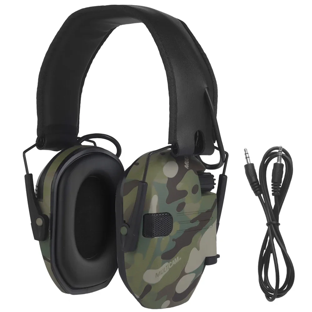 Тактическая электронная гарнитура с шумоподавлением для тренировок по стрельбе