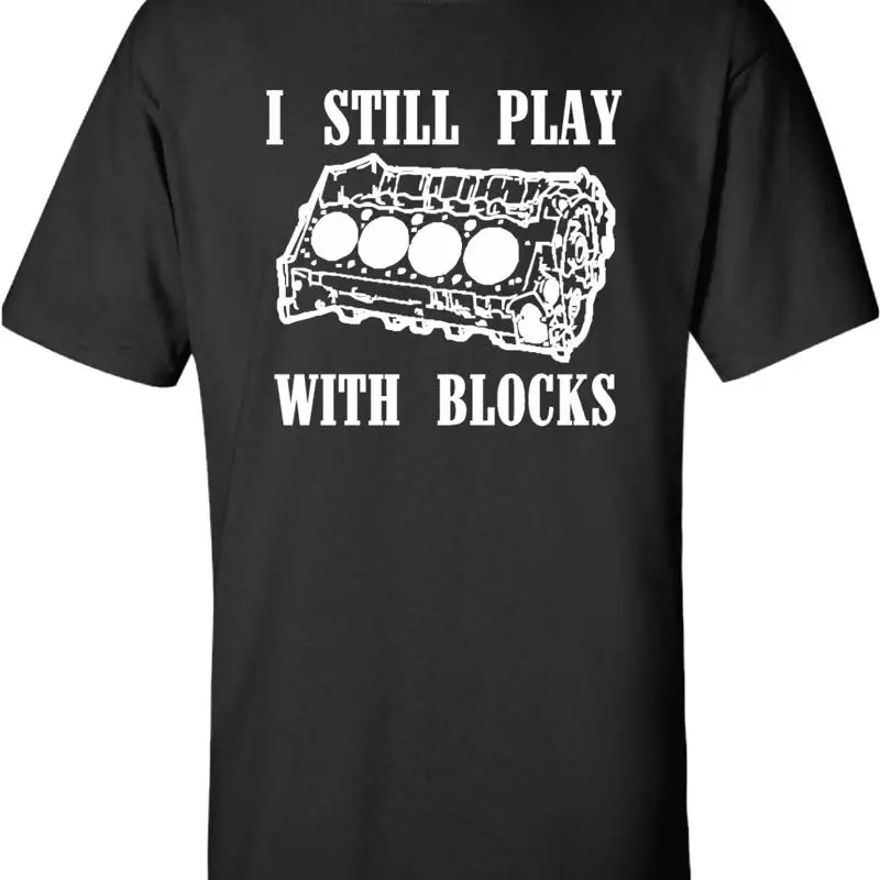 Фото Футболка Death Proof I Still Play With Blocks Speed Shop Hot Rod Rat №1