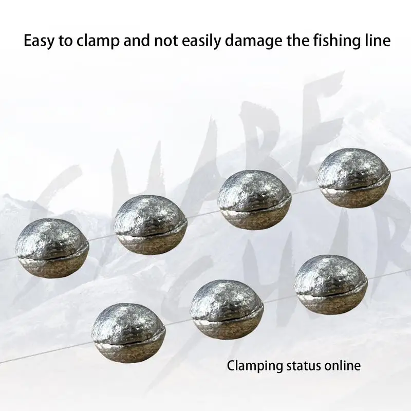 Рыболовные грузила регулируемые для ловли окуня 110 шт. 5 размеров