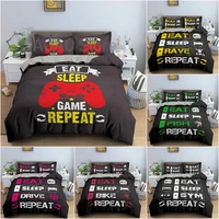 23pcs gamepad bedding set luxury soft duvet cover set king queen twin size quilt cover with pillowcase home textile