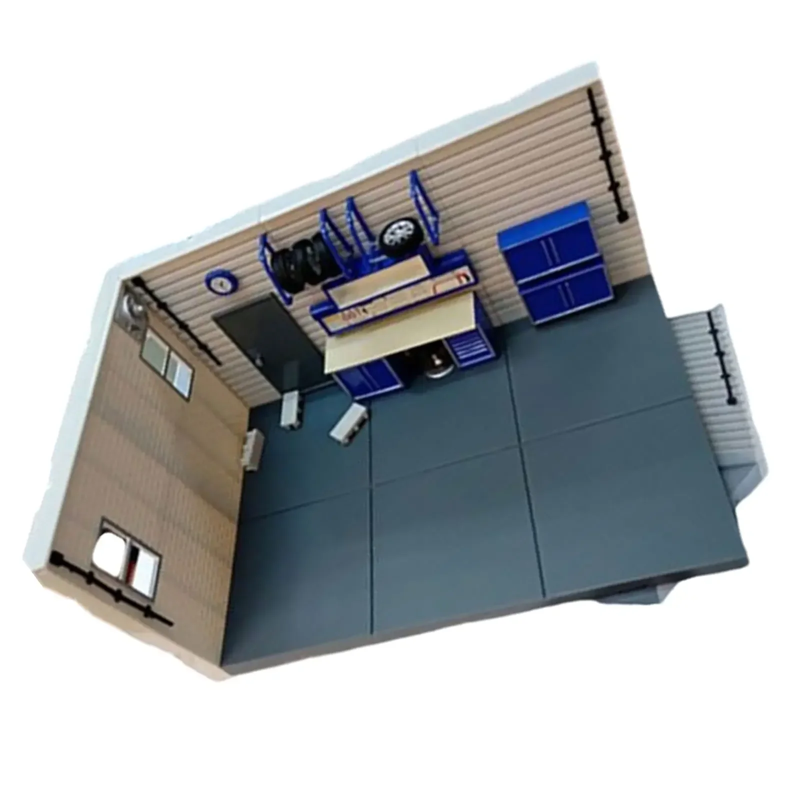 Новый 1/43 диорама модель автомобиля гараж собранные украшения автомобиль высокое