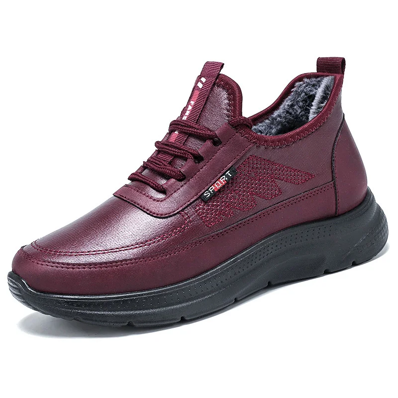 Cotton Boots New Winter cotton shoes large women's shoes Plush casual couple warm snow boots men Non Slip Waterproof shoes