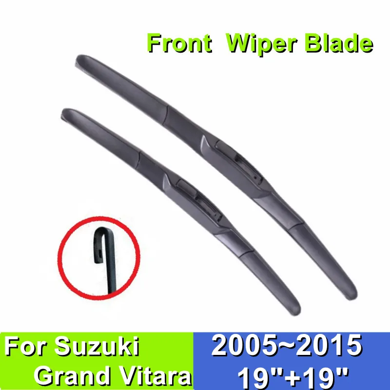 

Щетка стеклоочистителя для Suzuki Grand Vitara, 19 + 19 дюймов, лобовое стекло, лобовое стекло автомобиля, аксессуары 2005 ~ 2015