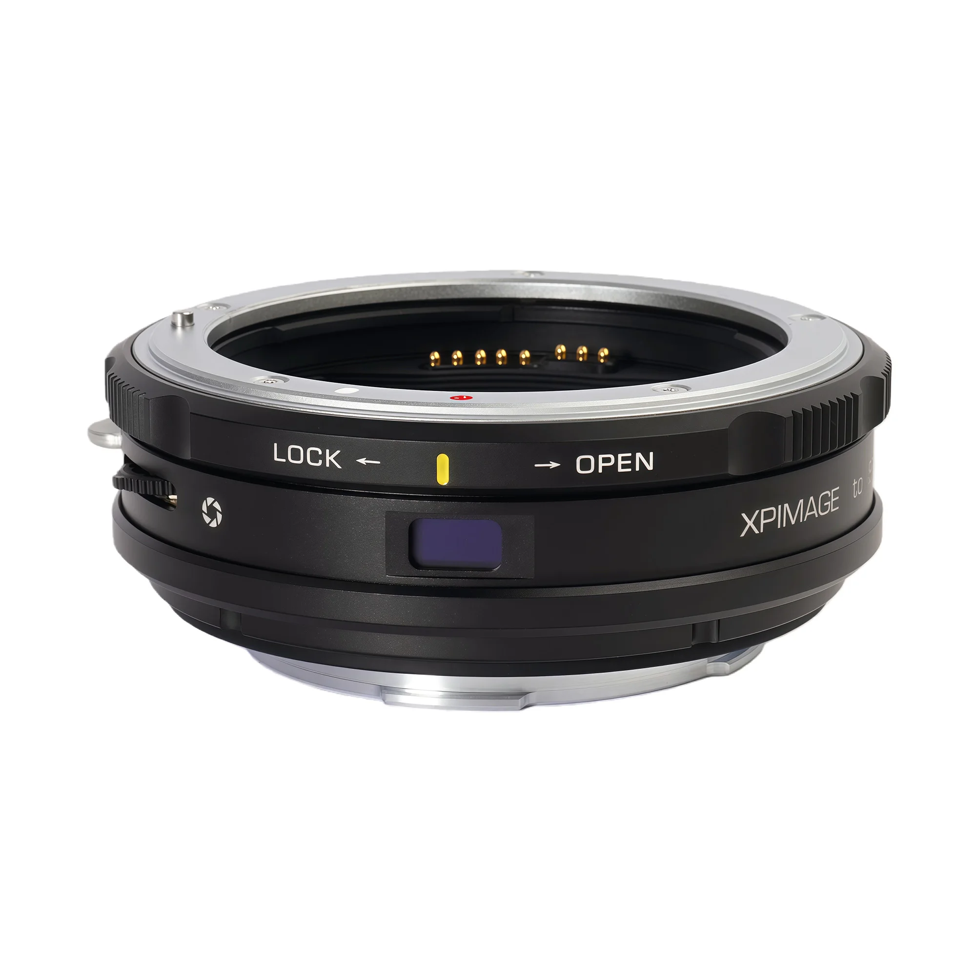 Фото Переходное кольцо XPimage для объективов Canon EF на камеры Leica SL или Panasonic S5 L с регулировкой диафрагмы №1