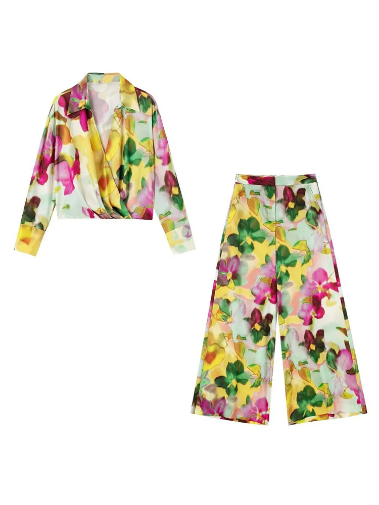 

Женский топ с V-образным вырезом, длинным рукавом