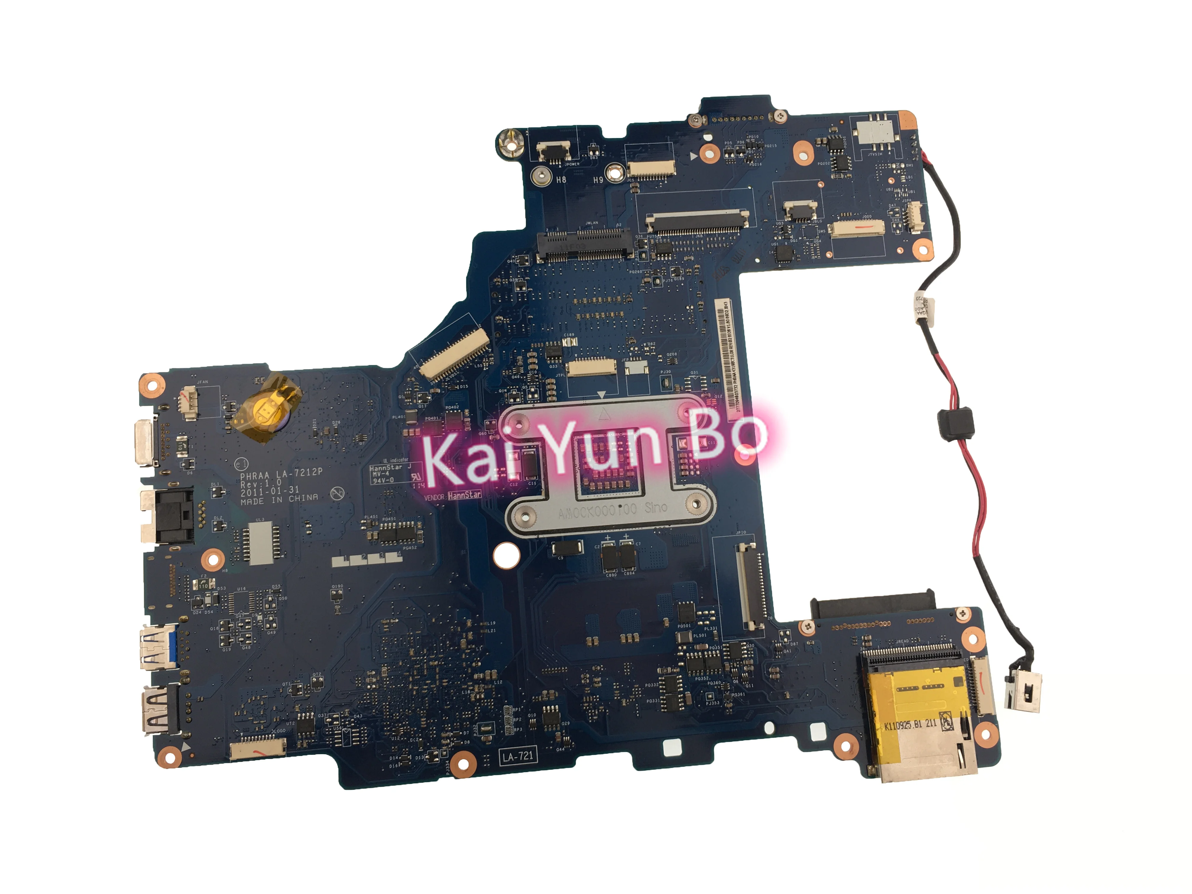 K000128610 K000122820 PHRAA LA-7212P For Toshiba Satellite P770 P775 A660 A665 Laptop Motherboard With HM65 DDR3 Mainboard |