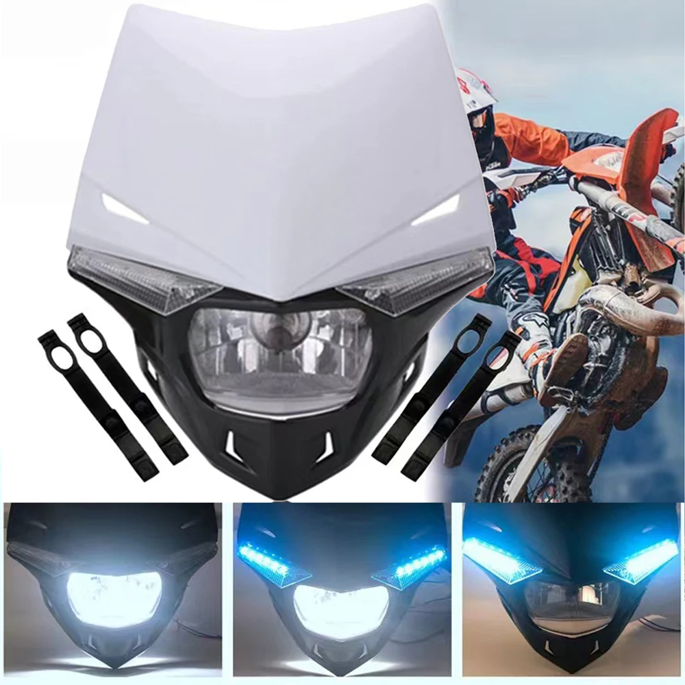 

Motorcycle Universal Headlight Dirt Bike Motocross Dual Sport Head Light For KTM EXC SX SXF XC MX SMR Enduro Supermoto