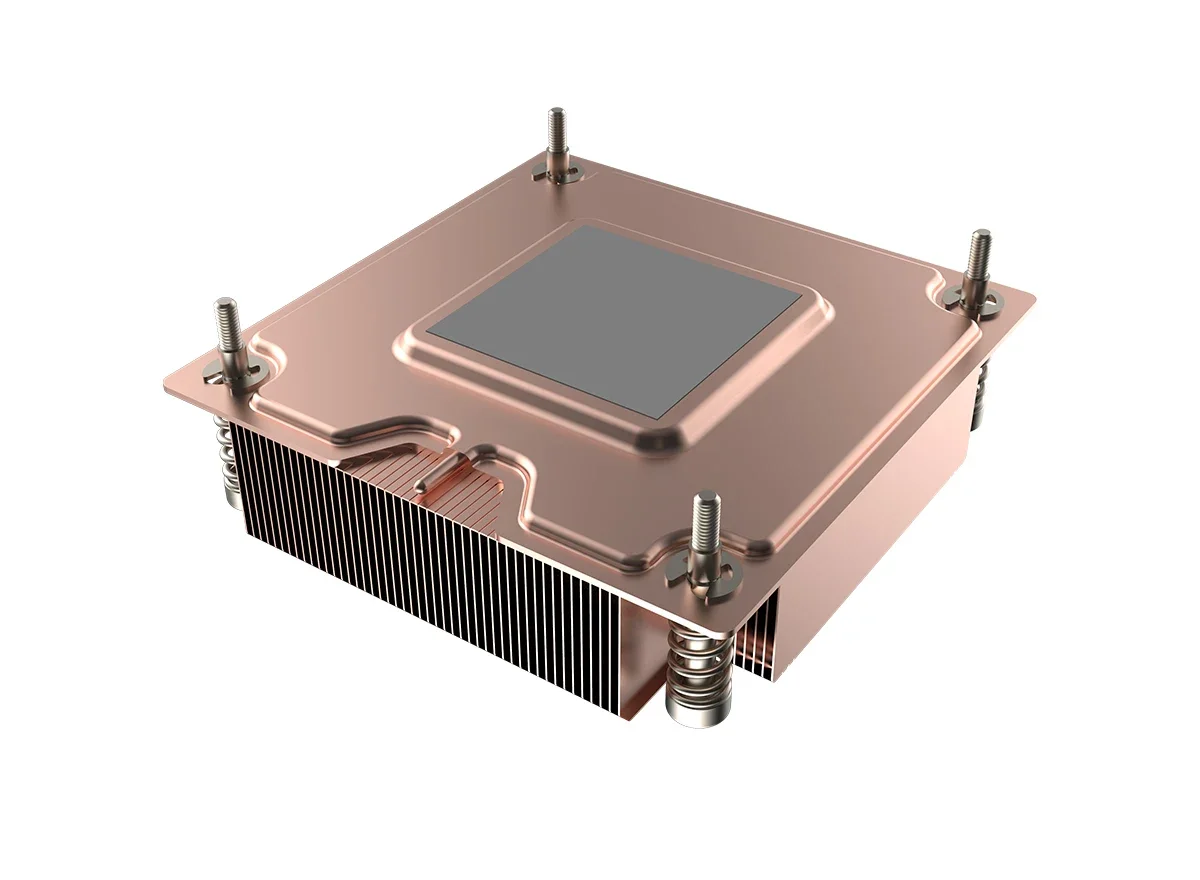 Высокопроизводительный полностью медный 200 Вт VC LGA1700 пассивный кулер процессора