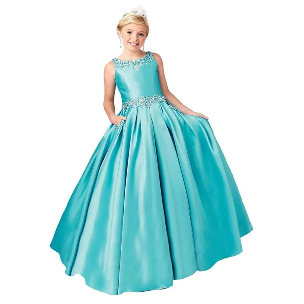 

pink mesh flower girls dress vestido nina long ball gowns for kids fantasia infantil para menina little girls dresses 2-12years