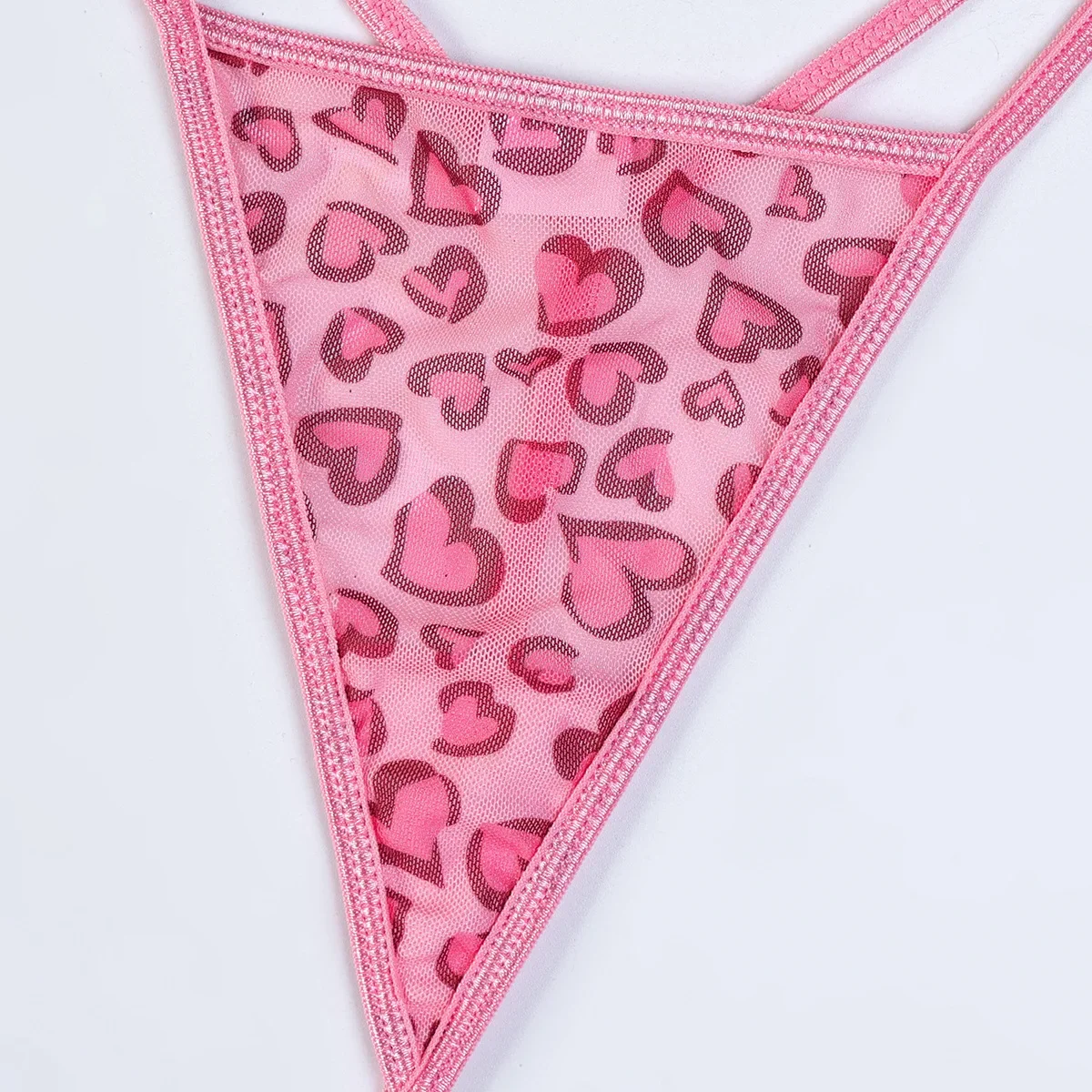 Lovermore розовое леопардовое сетчатое платье с высоким разрезом женское на