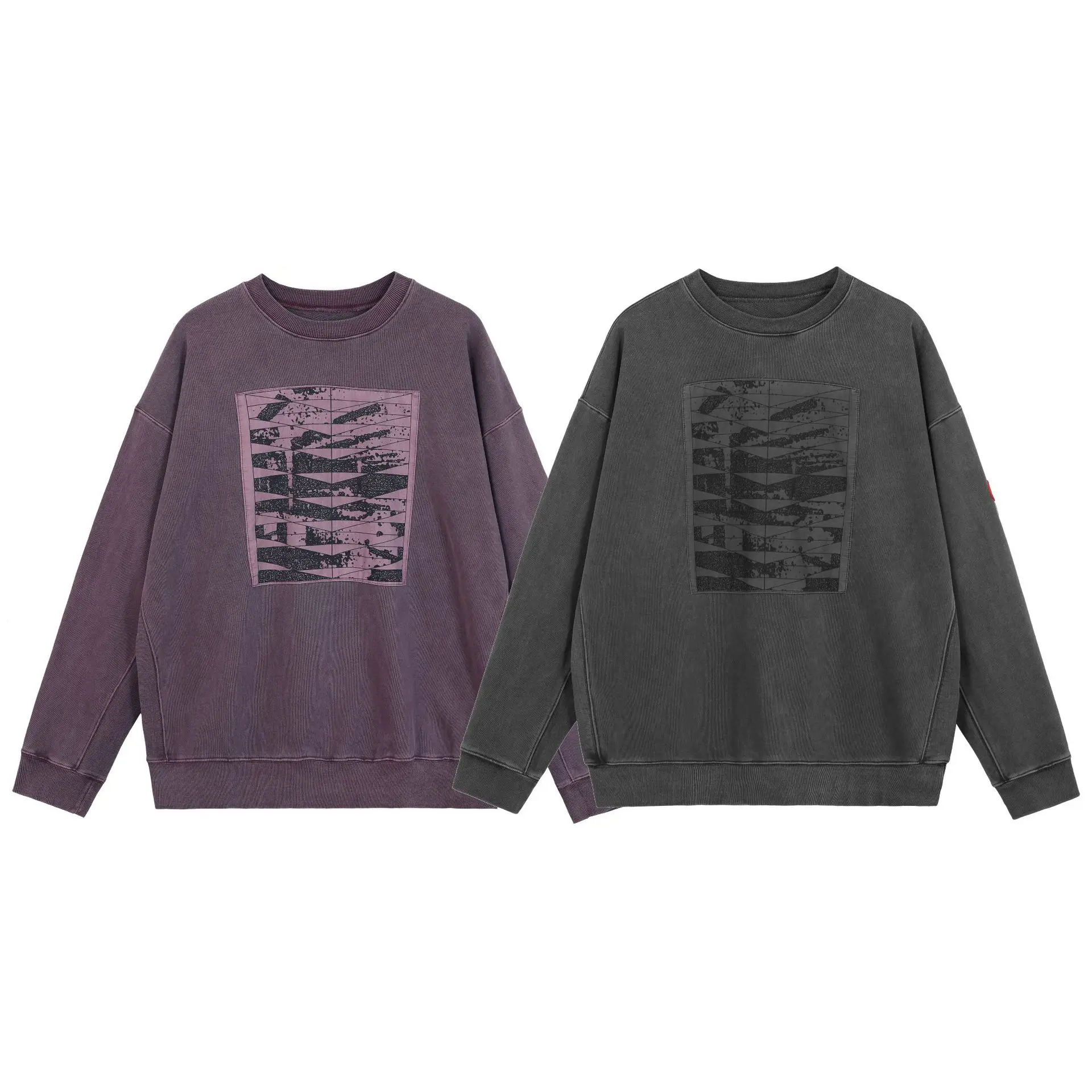 

Men Woman 1:1 Best Quality Crewneck Cav Empt Hoodies Patchwork Royal Blue CAVEMPT C.E Sweatshirts