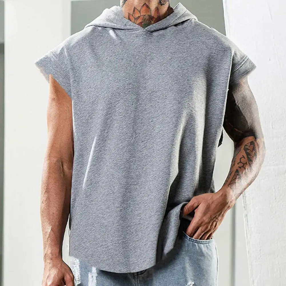 

Trendy Men T-shirt Oversized Men Top Pullover Comfortable Men Top Hat