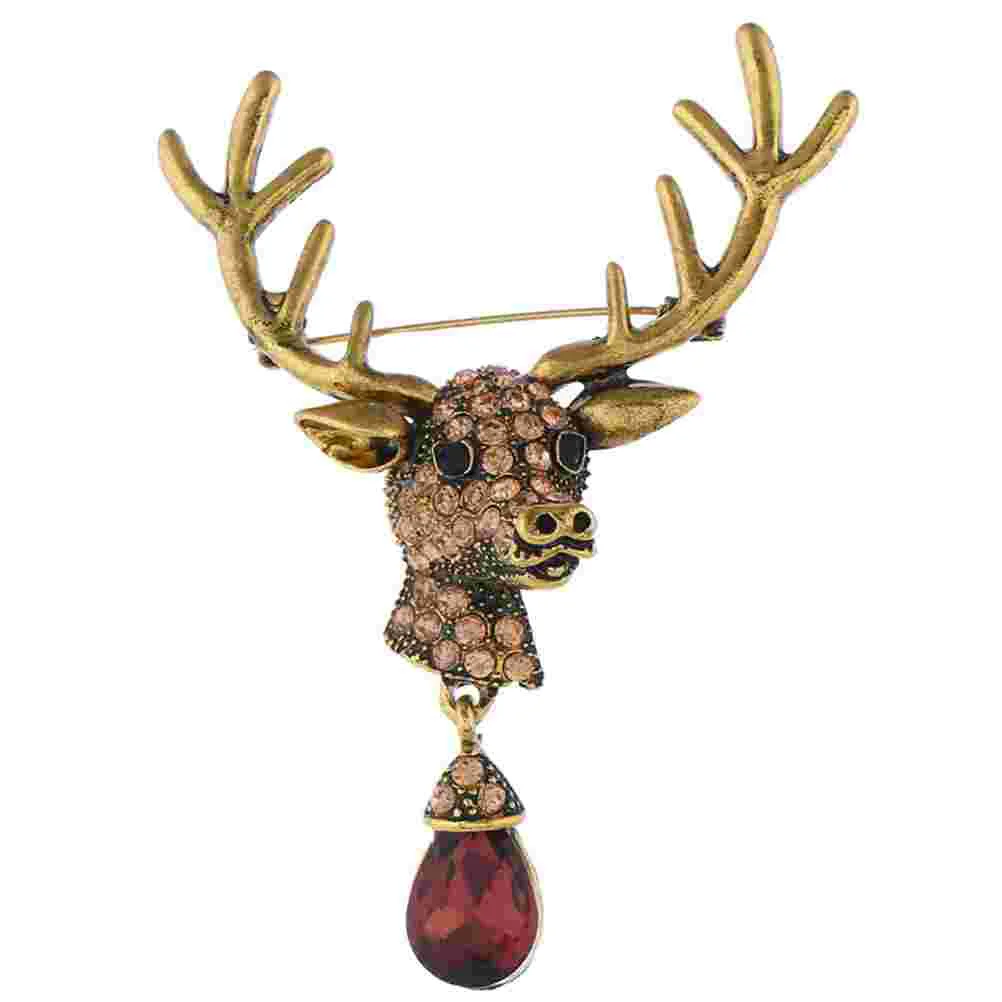 

Металлическая брошь в стиле ретро