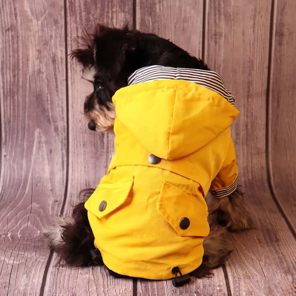Windproof Puppy Dog Clothes Dog Raincoat Pet Rain Jacket Pet Supplies