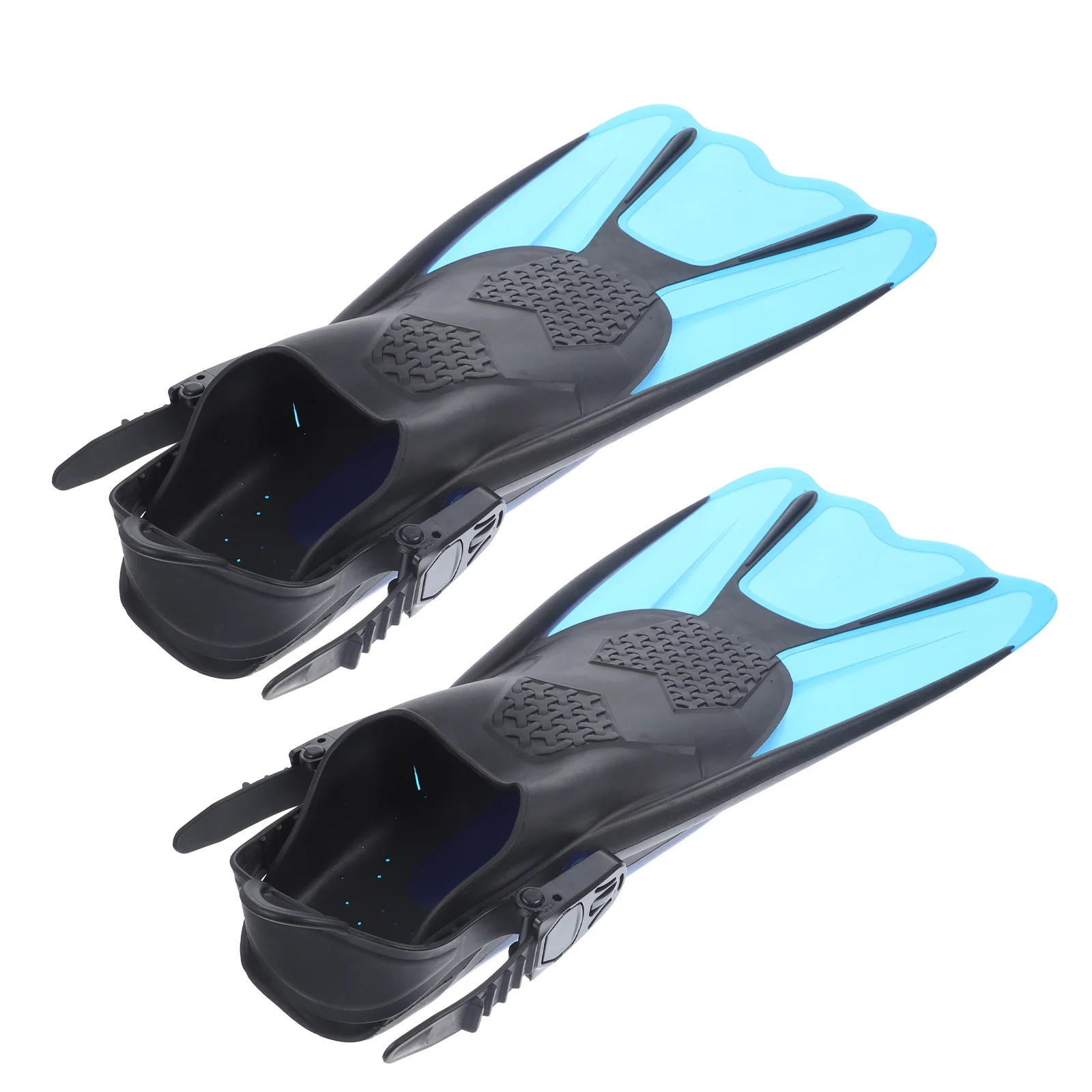 

2 Pcs Diving Fins Swimming Flipper Training Float Open Heel Silica Gel Snorkeling Man Flippers