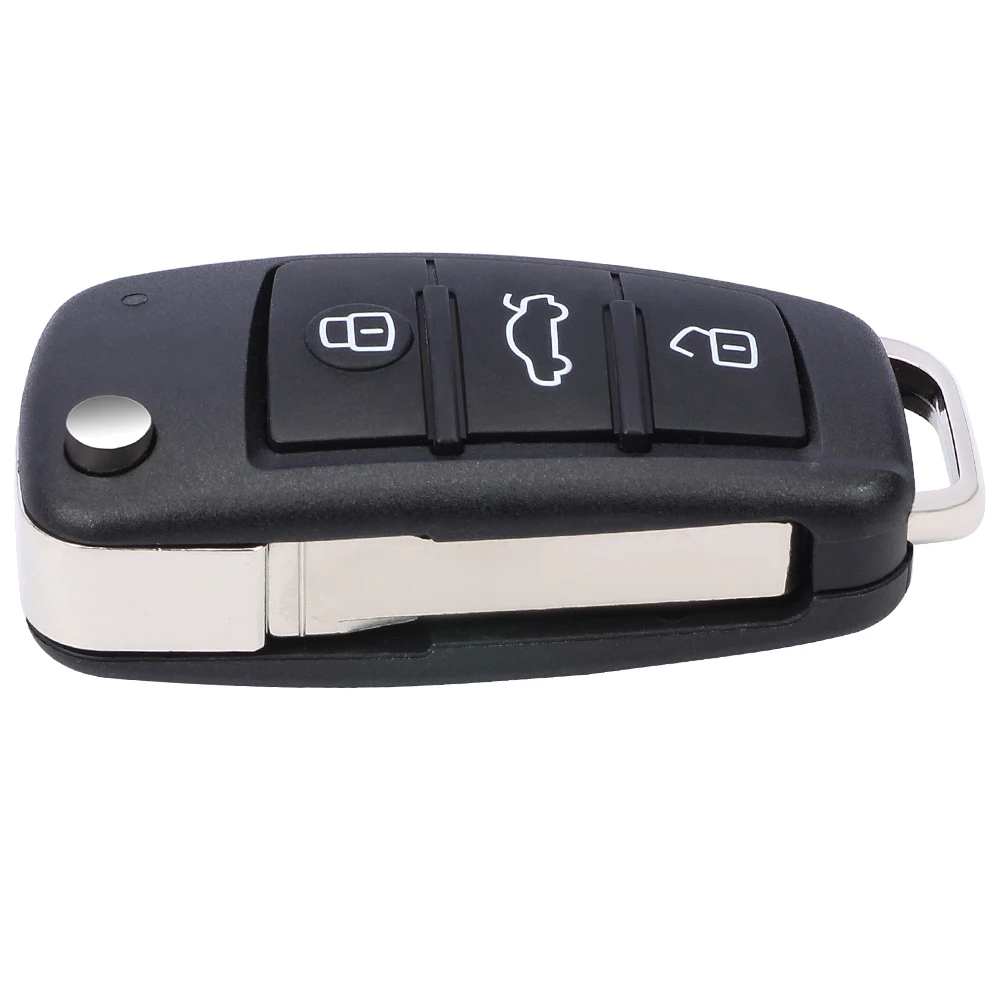 KEYECU Smart Flip Remote Автомобильный ключ с чипом MQB48 315 МГц для Audi A3 2013-2017 Fob BV 0837220 D BVD 837220 А