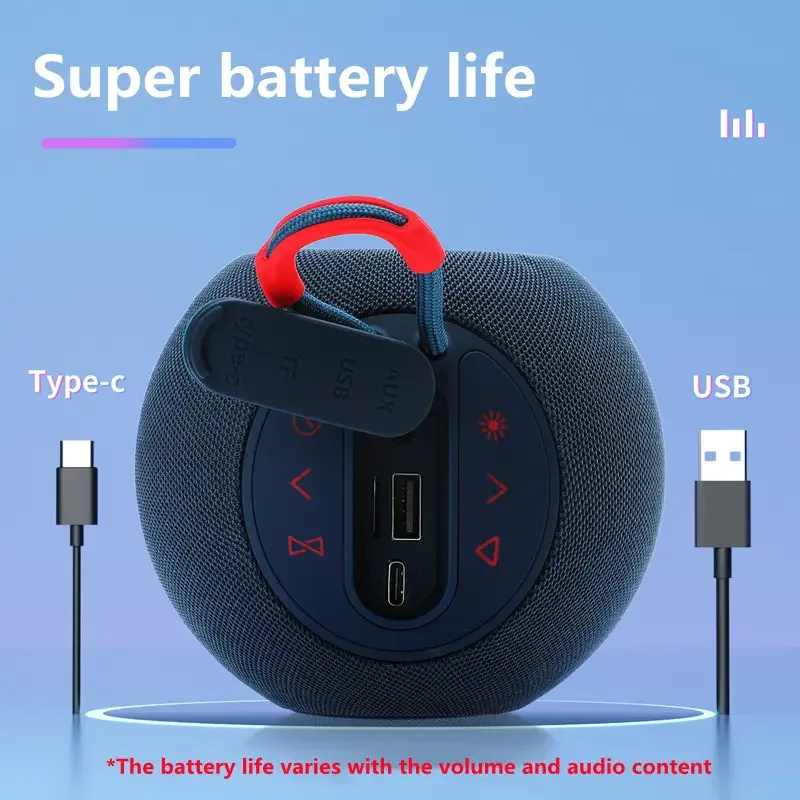 Беспроводная Bluetooth-Колонка HOPESTAR H52, мини-динамик для бега, уличный портативный сабвуфер, музыкальный центр, аудиосистема, динамик, FM-радио