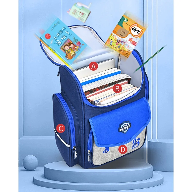 British style Grade 1-6 Girls Simple Fashion Schoolbags for Boys New Primary School Students Children Large Capacity Backpacks