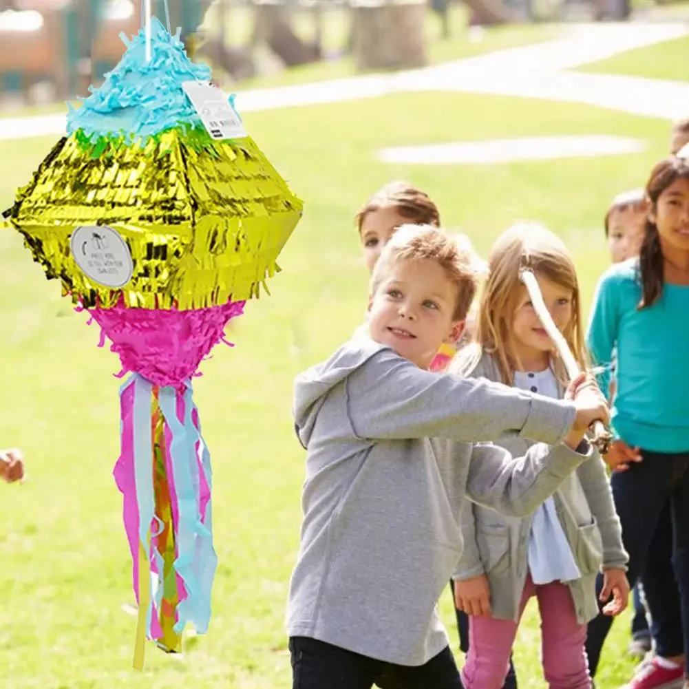 

Hot Diamond Pinata Children Birthday Party Toys Aluminum Foil Pinata Props Supplies Kids Birthday Festive Party Decoration