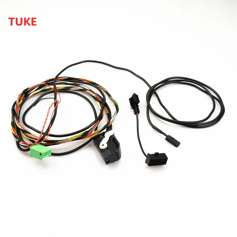 Автомобильный Bluetooth-штекер RWSYPL 1 комплект жгут проводов и микрофон для VW Golf 5 MK6 Passat