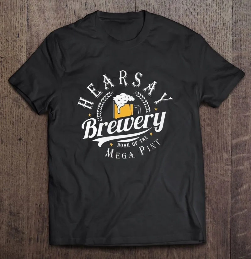 

Hearsay Brewing Co Johnny Depp Hearsay T-Shirts Oversize T-Shirts Men's Shirt T-Shirts With Short Sleeves Manga Men's T-Shirts